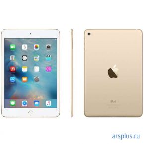 Планшет Apple iPad mini 4 64Gb Wi-Fi (золотой, 7.9, 2048x1536, A8, 2048 MB, SSD 64 GB, Wi-Fi 802.11a/b/g/n/ac, Bluetooth 4.2, HD-камера FaceTime, iOS 9, до 10 час., 134.7x7.5x200 мм, 0.341 кг, Датчик отпечатков пальцев) [ MK9J2RU/A ] Apple iPad mini