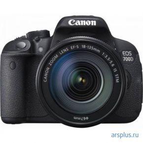 Зеркальный Фотоаппарат Canon EOS 700D черный 18Mpix EF-S 18-135mm f [8596B009] Canon