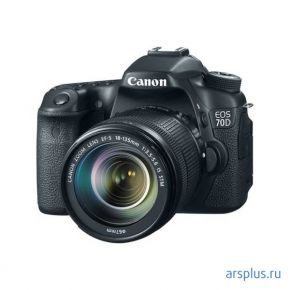 Зеркальный Фотоаппарат Canon EOS 70D KIT черный 20.2Mpix EF-S 18-135mm f [8469B018] Canon