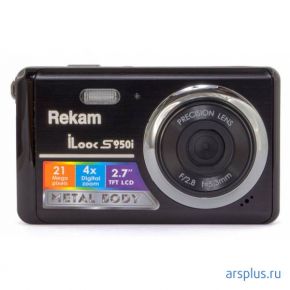 Фотоаппарат Rekam iLook S950i черный 21Mpix 2.7 SDHC [1108005095] Rekam