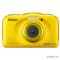 Фотоаппарат Nikon CoolPix W100 желтый 13.2Mpix Zoom3x 2.7 1080p 22Mb SDXC [VQA013K001] Nikon