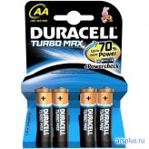 Батарейки Duracell Turbo LR6-4BL
