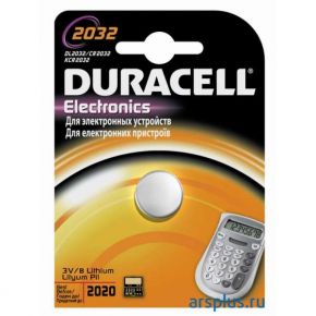 Батарейка Duracell CR2032-1BL
