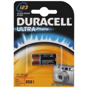 Батарейка Duracell CR123 ULTRA