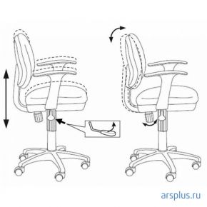 Кресло Бюрократ CH-W356AXSN [CH-W356AXSN/15-118] Бюрократ