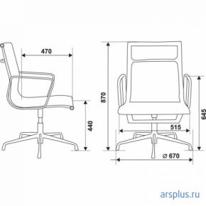 Кресло Бюрократ CH-996-Low-L [CH-996-LOW-L/BLACK] Бюрократ