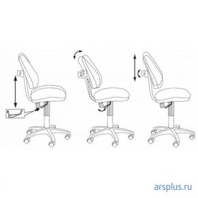 Кресло детское Бюрократ KD-4 [KD-4/R] Бюрократ