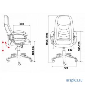 Кресло руководителя Бюрократ T-9910 [T-9910/BROWN] Бюрократ