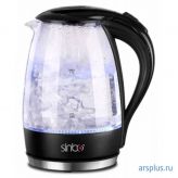 Чайник электрический Sinbo SK 7338B 1.7л. 2200Вт черный (корпус: стекло) [SK 7338] Sinbo