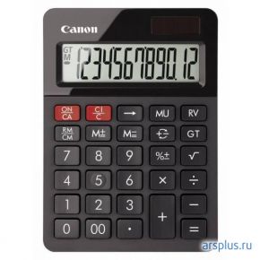 Калькулятор настольный Canon AS-130 черный 12-разр. [AS-130] Canon