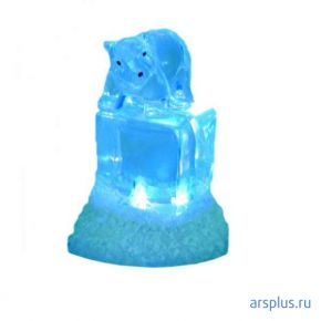 Сувенир новогодний Orient Мишка на ледяном кубике
