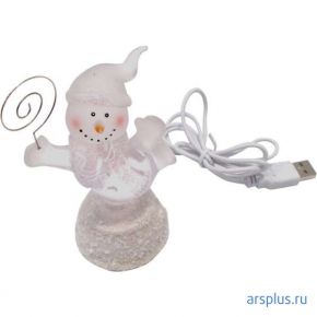 Сувенир новогодний Orient "Бегущий снеговик с держателем для визиток"