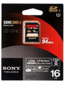 Карта памяти Sony SDHC 16GB (SF-16UX/T1) Class 10 UHS-I (U1) R:94 W:40