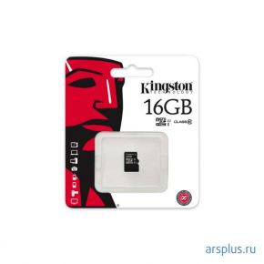 Флэш-карта microSDHC 16 GB Kingston [ SDC10/16GBSP ] Kingston