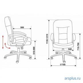 Кресло руководителя Бюрократ T-9908AXSN [T-9908AXSN/MF110] Бюрократ