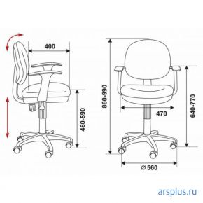 Кресло Бюрократ CH-W356AXSN [CH-W356AXSN/15-118] Бюрократ