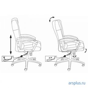 Кресло руководителя Бюрократ T-9908AXSN [T-9908AXSN/MF103] Бюрократ