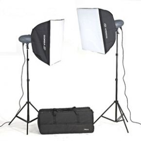 Импульсный свет комплект VISICO VL PLUS 400 Soft Box KIT, шт