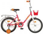 Детский велосипед для девочек Novatrack Maple 12 (2017) Red