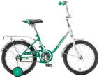 Детский велосипед для девочек Novatrack Maple 16 (2017) Green