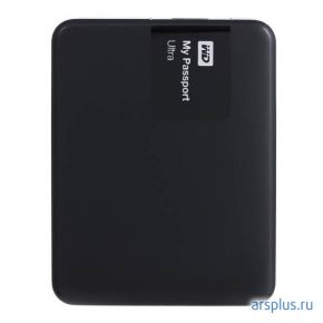 Жесткий диск WD USB 3.0 1Tb WDBDDE0010BBK-EEUE My Passport Ultra 2.5 черный WD