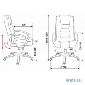 Кресло руководителя Бюрократ T-9906AXSN [T-9906AXSN/F9] Бюрократ