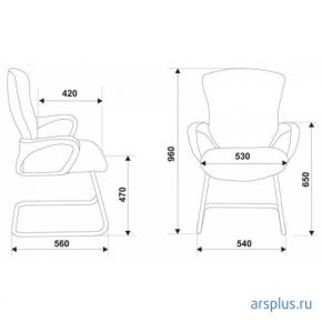 Кресло Бюрократ CH-818-Low-V [CH-818-LOW-V/15-21] Бюрократ