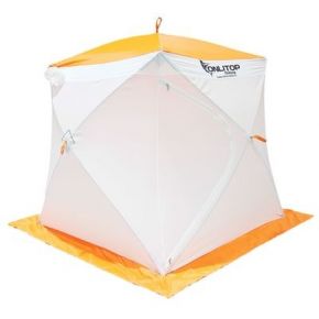 Палатка Onlitop Призма Стандарт 170, 1-слойная, бело-оранжевый