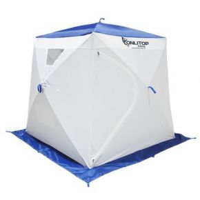 Палатка Onlitop Призма Люкс 170, 1-слойная, бело-синий