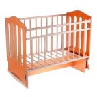 Кровать детская Вдк Чудо, колесо-качалка, апельсин