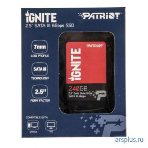 Накопитель SSD Patriot Ignite Series (PI240GS325SSDR)