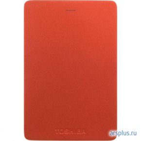 Жесткий диск Toshiba USB 3.0 500Gb HDTH305ER3AA Canvio Alu 2.5 красный [HDTH305ER3AA] Toshiba