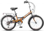 Велосипед Stels Pilot 350 13 (2017) Black orange