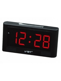 Часы будильник VST732-1 часы 220В крас.цифры