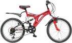 Велосипед Novatrack Titanium 20 (2016) Red
