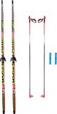Лыжи с креплениями и палками ЦСТ Nordic 75 180/140
