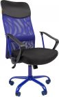 Компьютерное кресло Chairman 610 CMet 15-21 Черное TW Синее