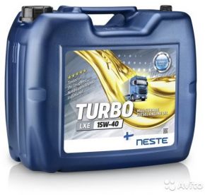 Моторное масло Neste Turbo LXE 15W-40 20 л