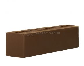 Кирпич лицевой керамический «Шоколад» «Лава» пустотелый Евро «половинка» Ликолор
