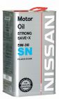 Nissan SAE 5W30 STRONG SAVE-X API SN SCT масло моторное Ниссан, железная канистра 4л