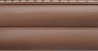 Сайдинг Альта-Профиль Блокхаус «Премиум» двухпереломный Красно-коричневый 3100x222х15 Альта-Профиль